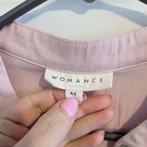 Womance/Button Down Shirt Sz S - Picture 3 of 4